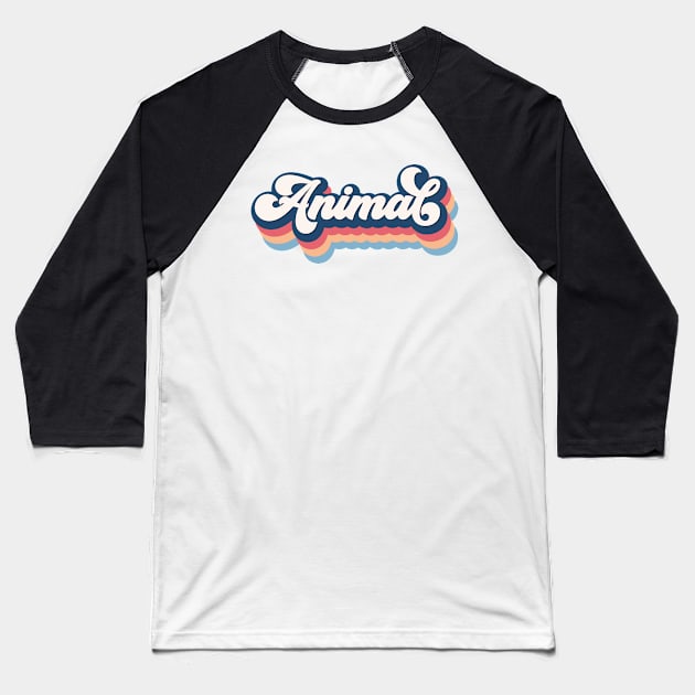 Animal Baseball T-Shirt by RetroDesign